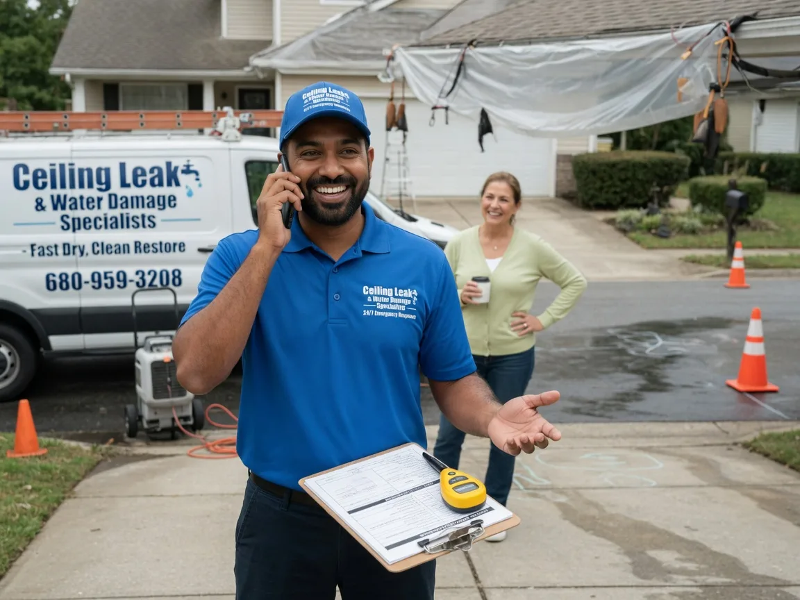 Ceiling Leak Cleanup Hazelwood, MO FAQs